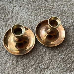 Brass Candlestick Holders